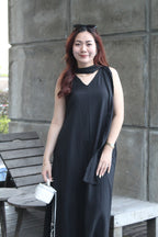 June Flare Maxi Dress (Cream)