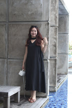 June Flare Maxi Dress (Cream)