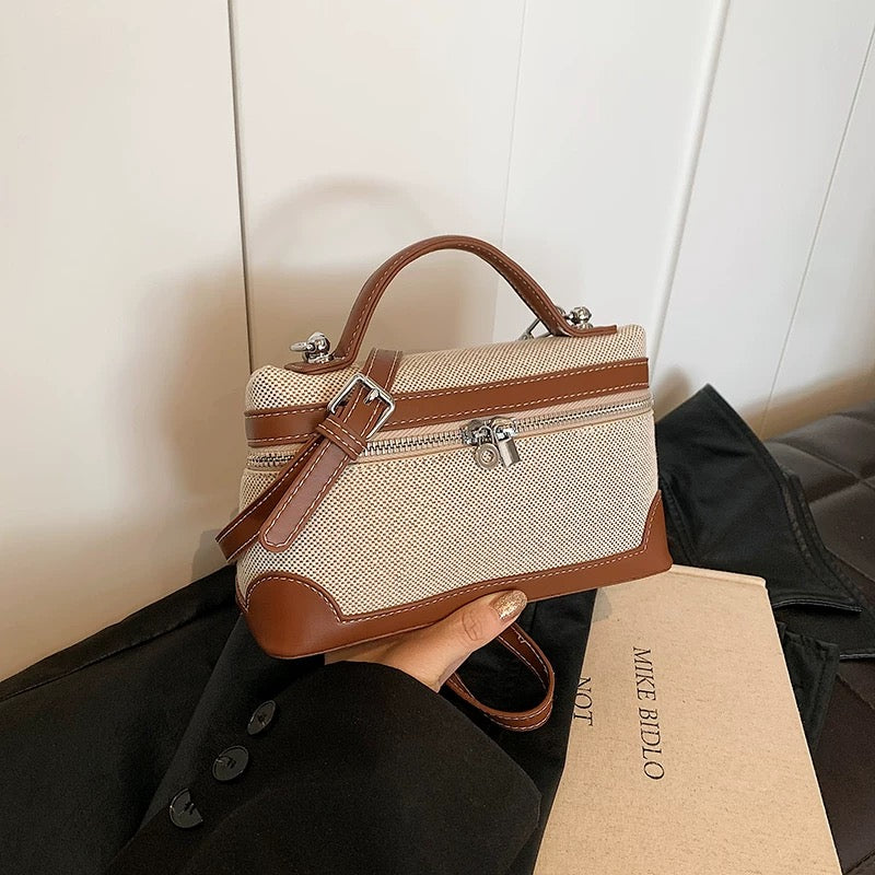 Canvas Mini Box Bag