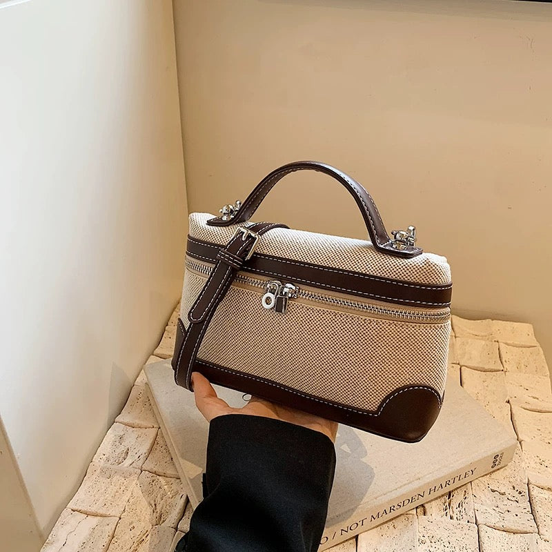Canvas Mini Box Bag