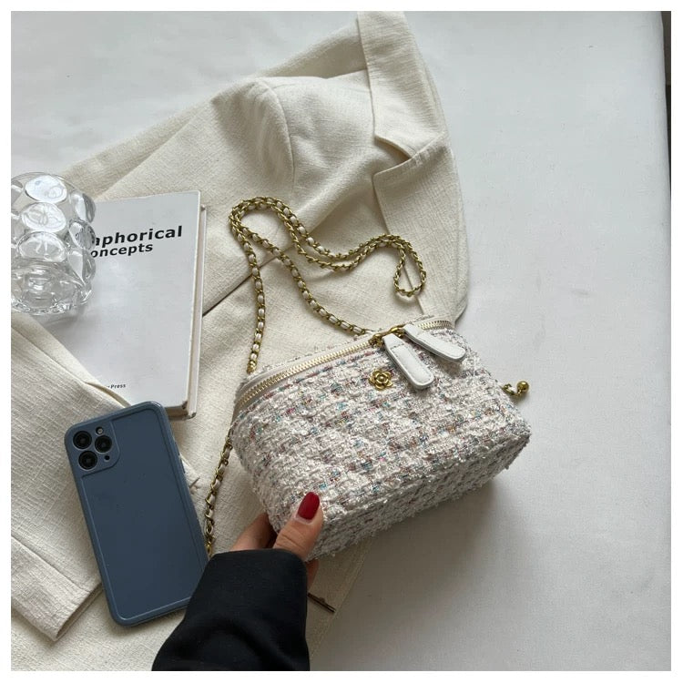 Tweed Box Bag