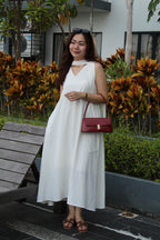 June Flare Maxi Dress (Cream)