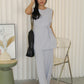 Lauren Two Piece Pants Set (Black)