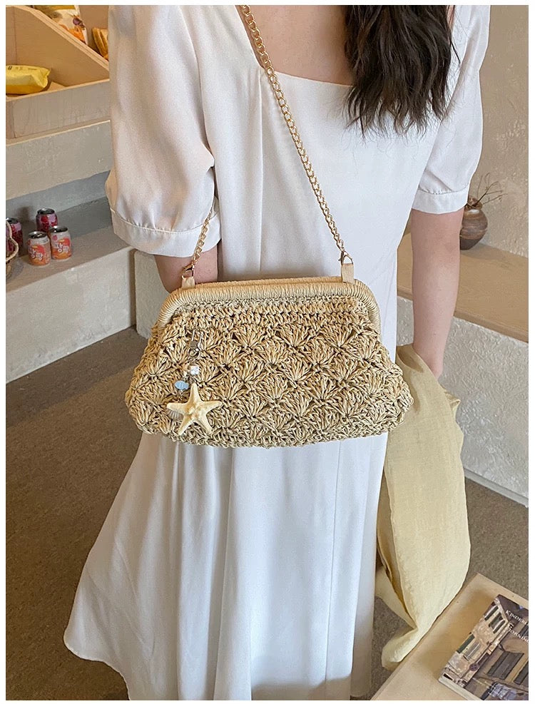 Woven Bag With Adjustable Strap
