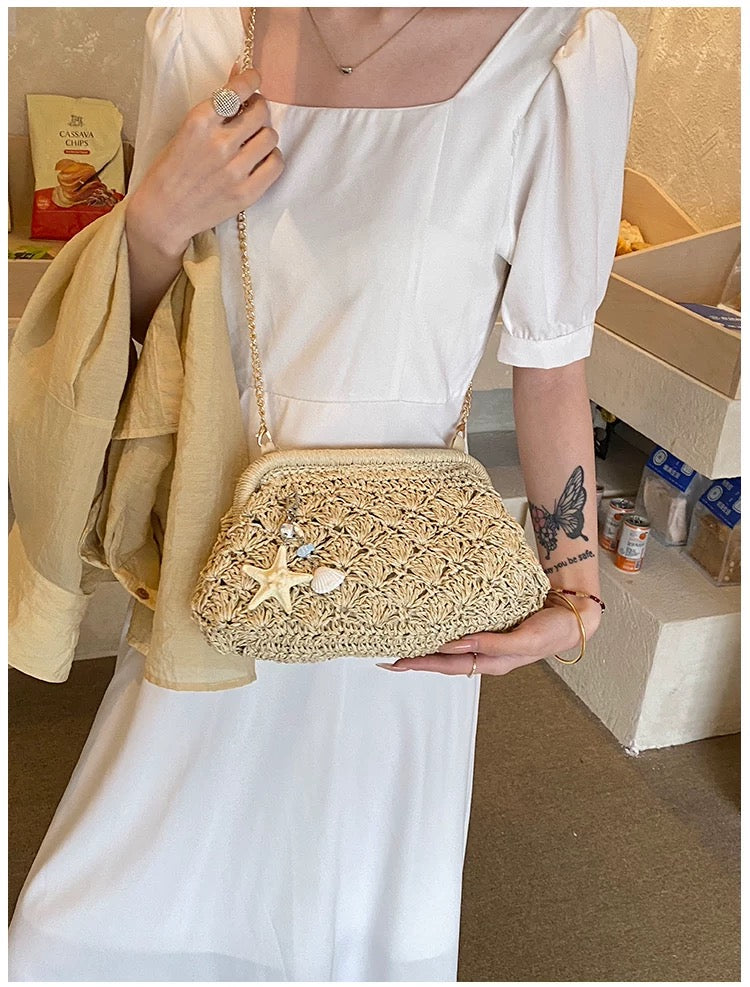 Woven Bag With Adjustable Strap