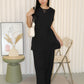 Lauren Two Piece Pants Set (Black)