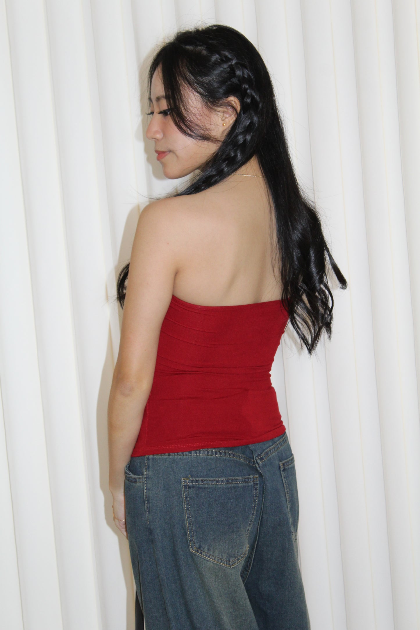 Shelby Padded Tube Top (Black)