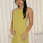 Umeko Layered Mini Dress (Green)