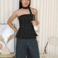 Hayden Tube Flare Top (Black)