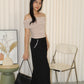 Liora Block Color Suit Pants (Black)