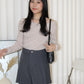 Ravina Long Sleeve Top (Grey)