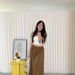 Bella Flare Culottes Pants (Brown)