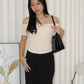 Aralyn Off Shoulder Top (Grey)