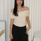 Aralyn Off Shoulder Top (Grey)
