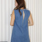 Zara Denim Mini Dress (Blue)