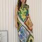 Kiara Floral Halter Maxi Dress