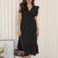 Judith Polka Dots Maxi Dress (Black)