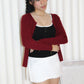 Tiarra Knit Cardigan Top (Black)