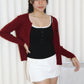 Tiarra Knit Cardigan Top (Black)