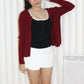 Tiarra Knit Cardigan Top (Black)