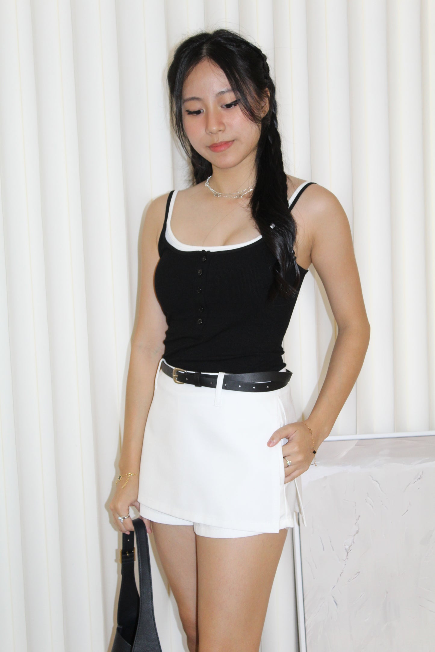 Spencer Mini Skirt (Grey)