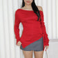 Chelsea Asymmetric Top (Red)
