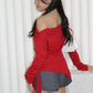 Chelsea Asymmetric Top (Red)