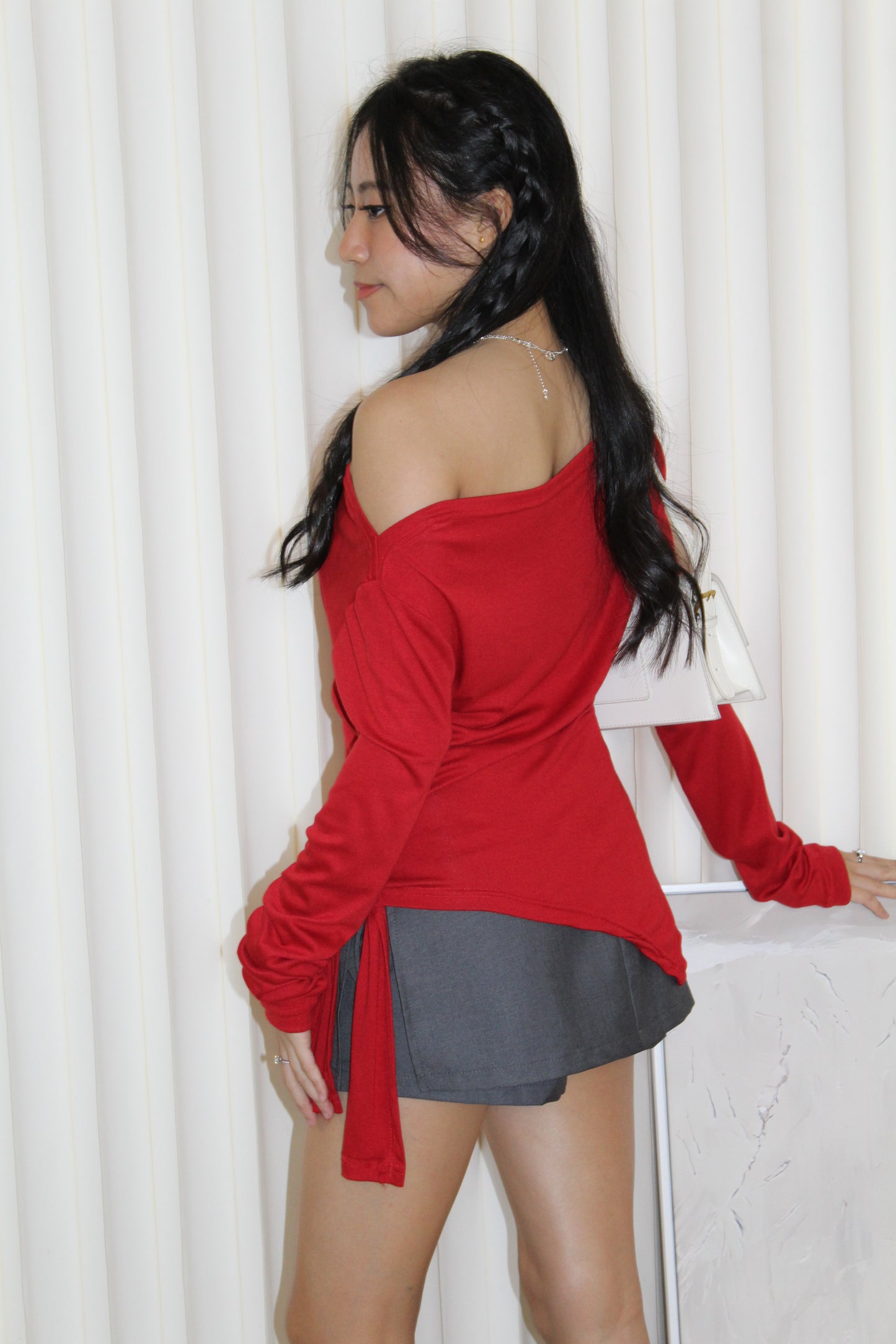 Chelsea Asymmetric Top (Red)