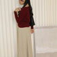Kacey Cotton Maxi Skirt (Black)