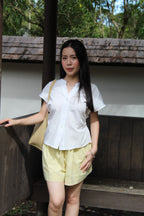 Tilda A-Line Shorts (White)