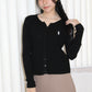 Tiarra Knit Cardigan Top (Black)