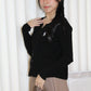 Tiarra Knit Cardigan Top (Black)