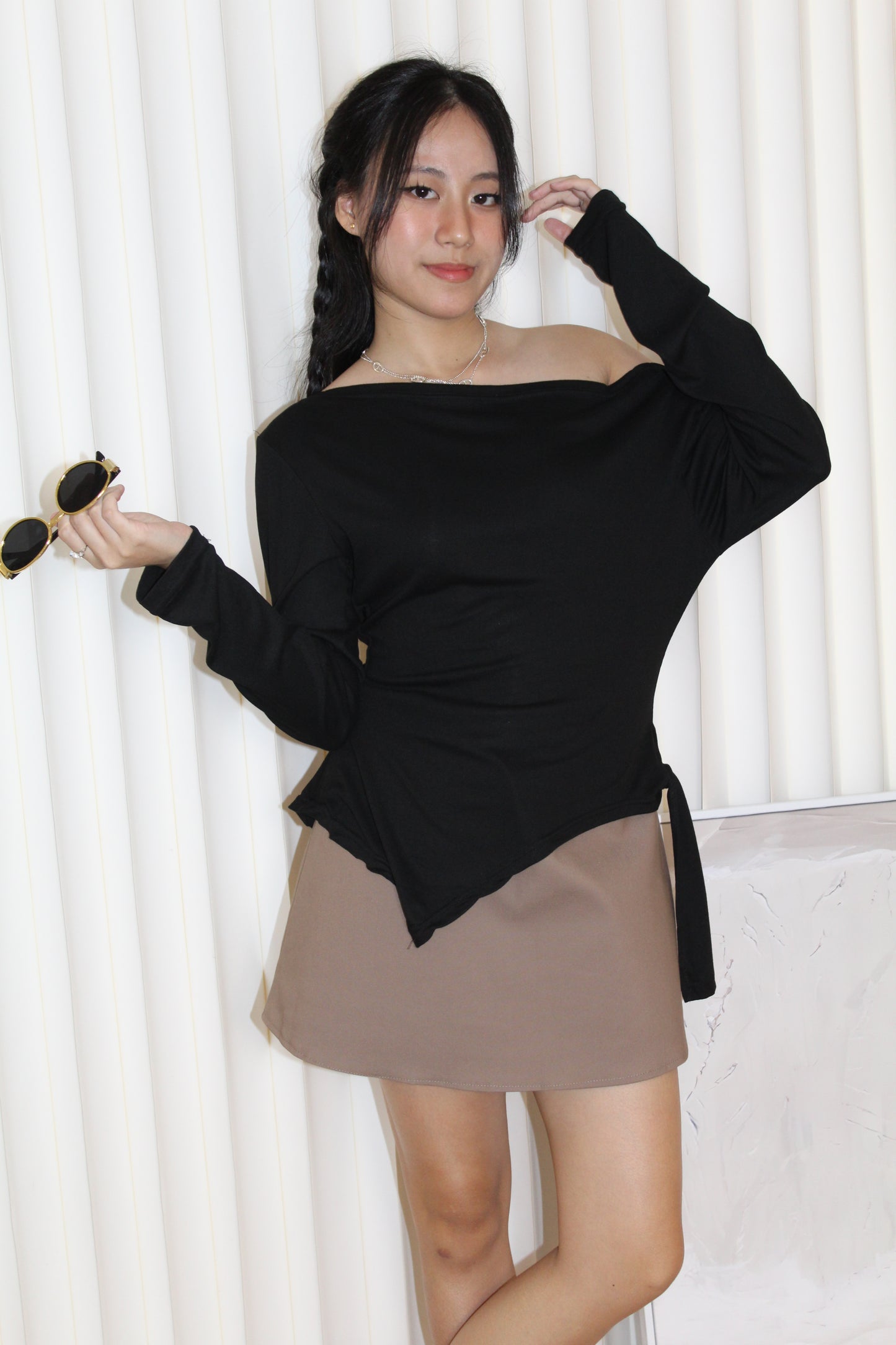 Chelsea Asymmetric Top (Red)