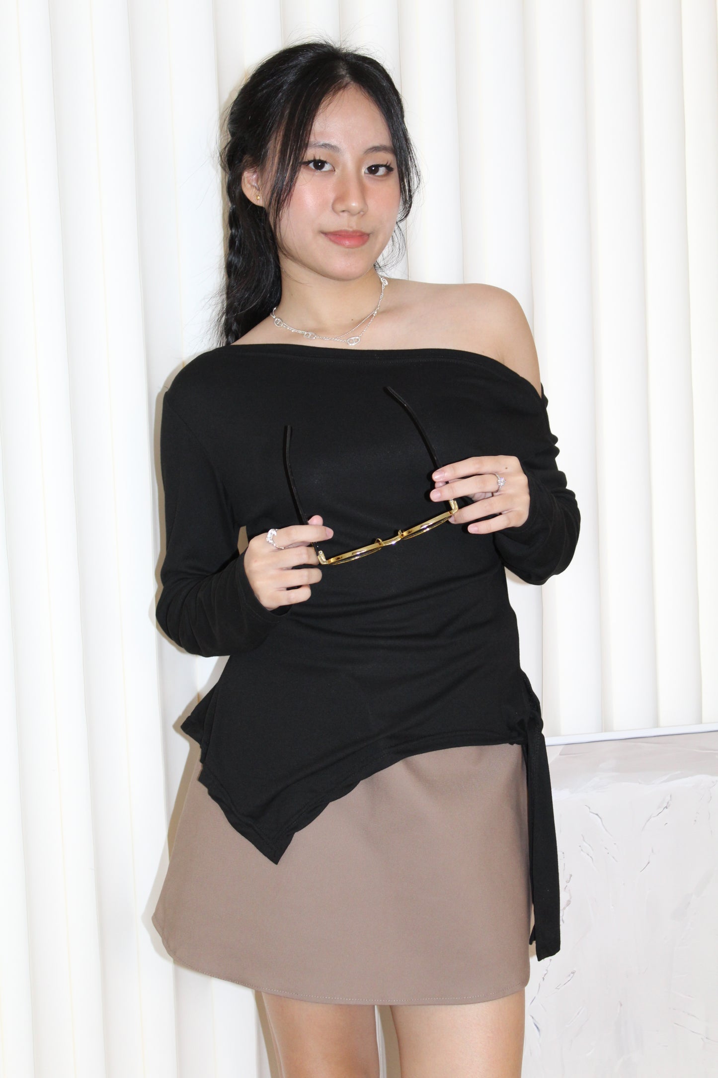 Chelsea Asymmetric Top (Red)