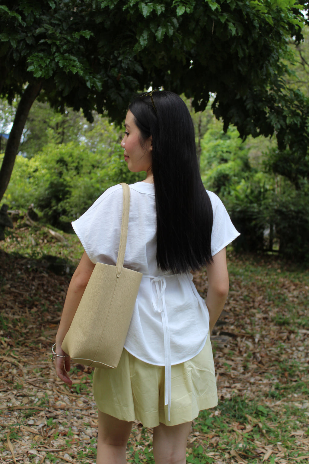 Tilda A-Line Shorts (White)