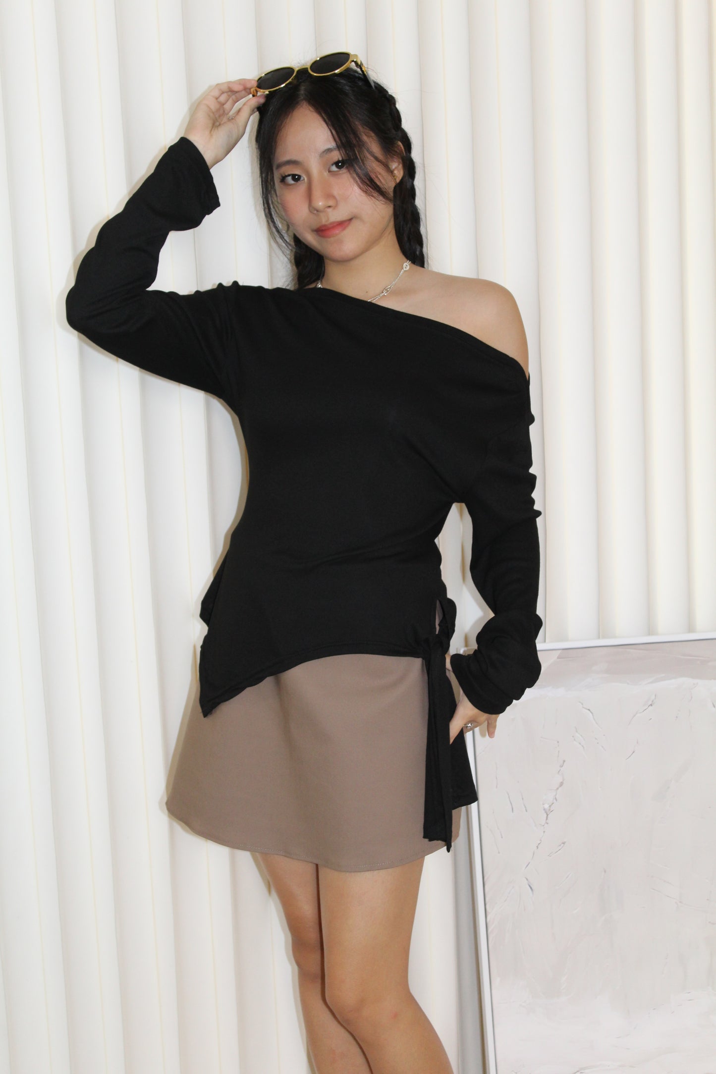 Chelsea Asymmetric Top (Red)