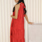 Rammy Halter Midaxi Dress (Red)