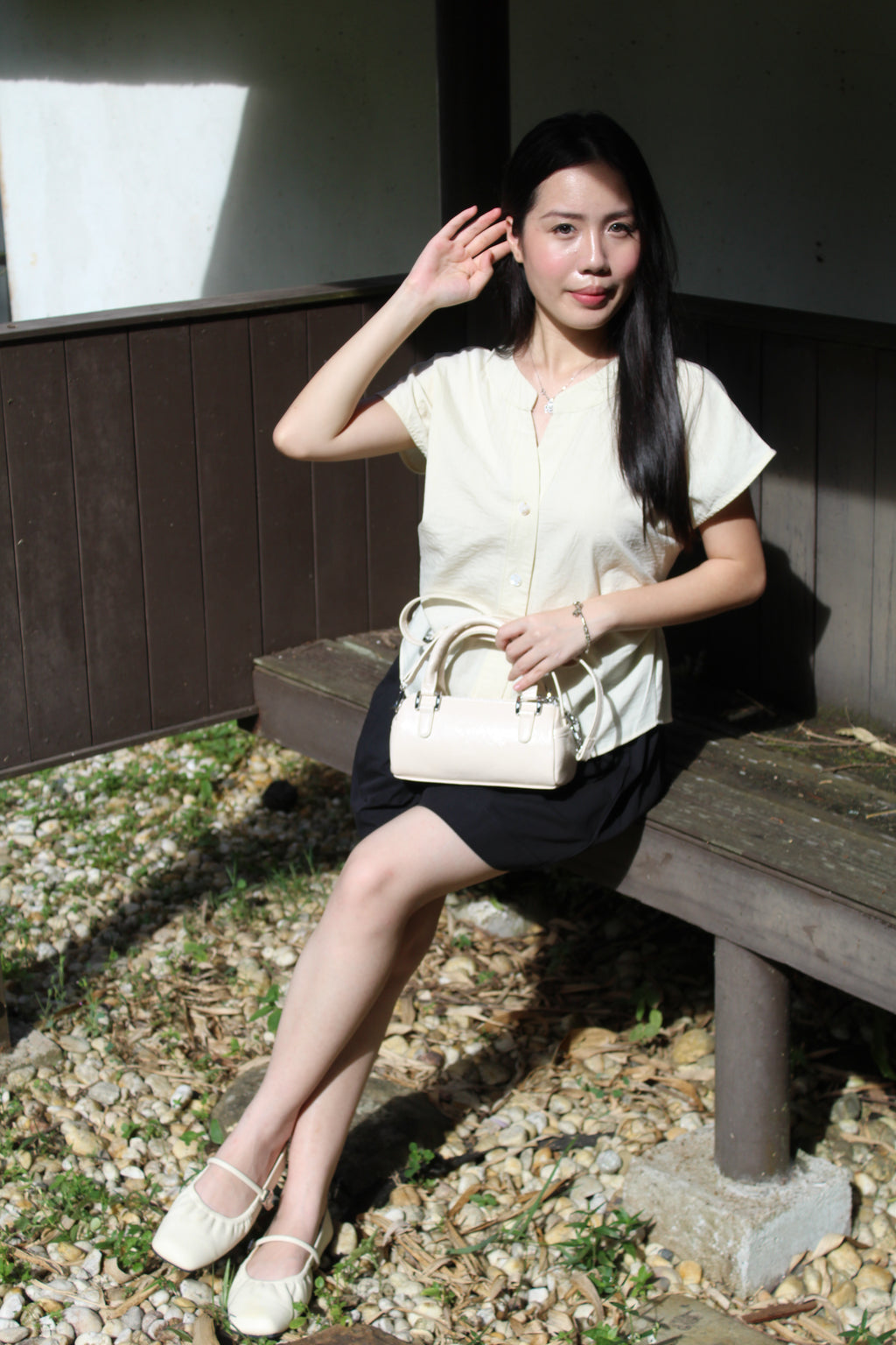 Tilda A-Line Shorts (White)