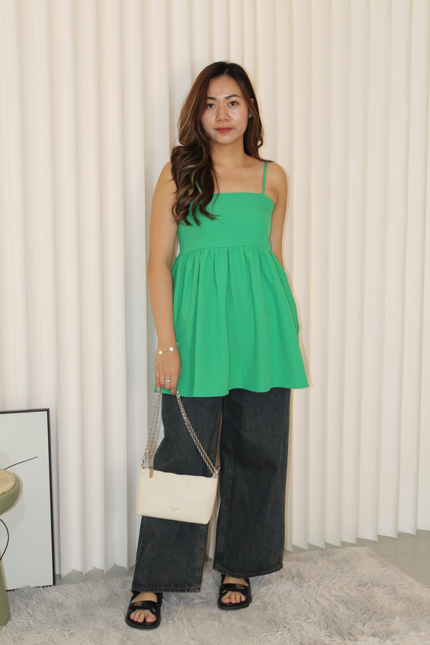Juno Textured Top (Green)