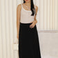 Kacey Cotton Maxi Skirt (Black)