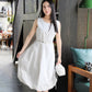 Riley Bubble Midaxi Dress (Grey)