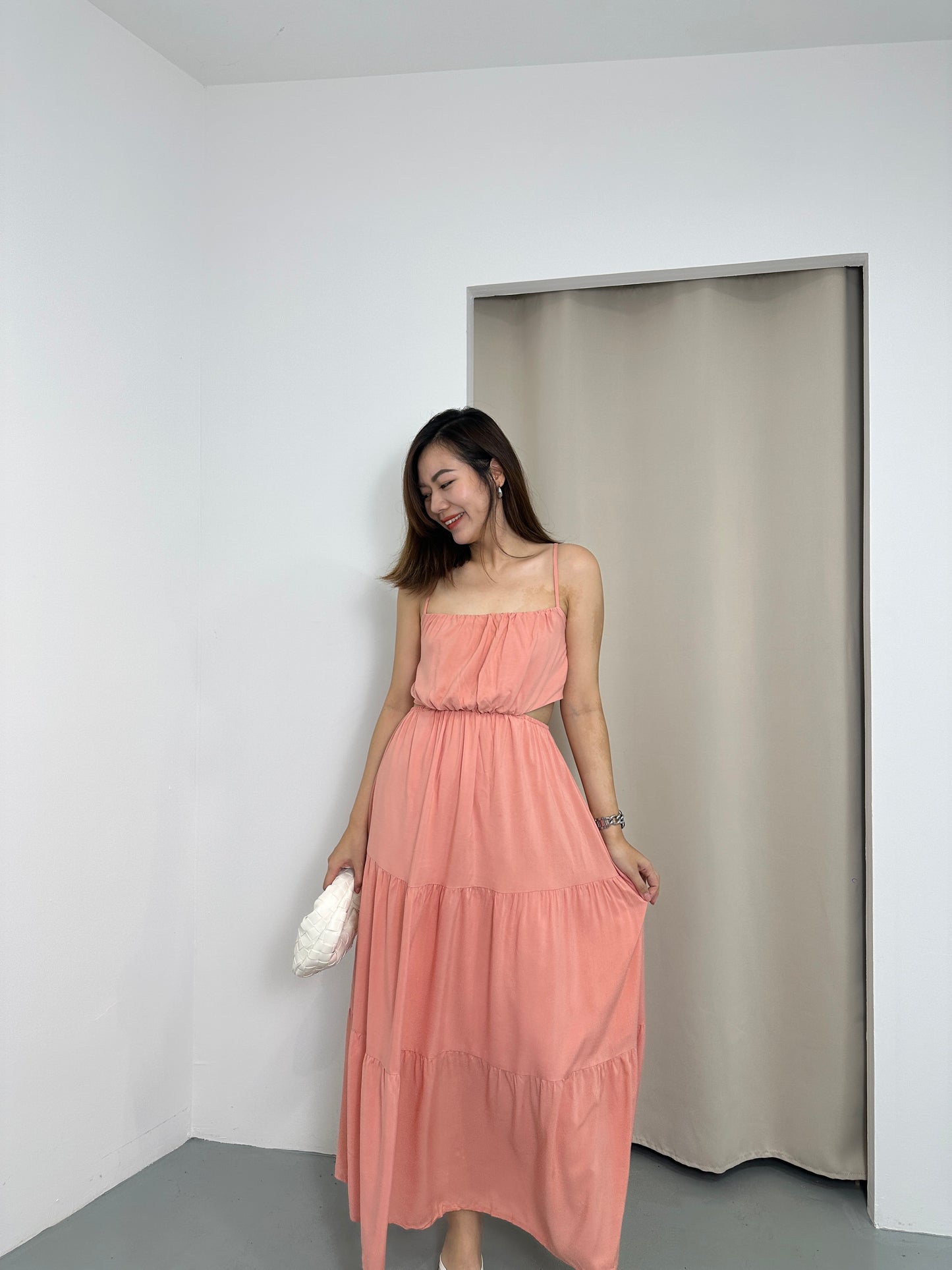 Annette Maxi Dress (Pink)