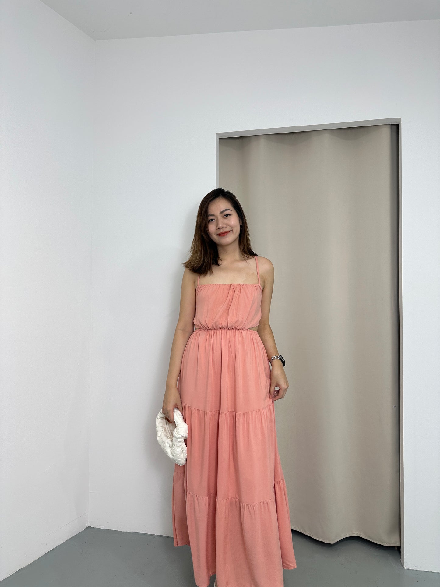 Annette Maxi Dress (Pink)