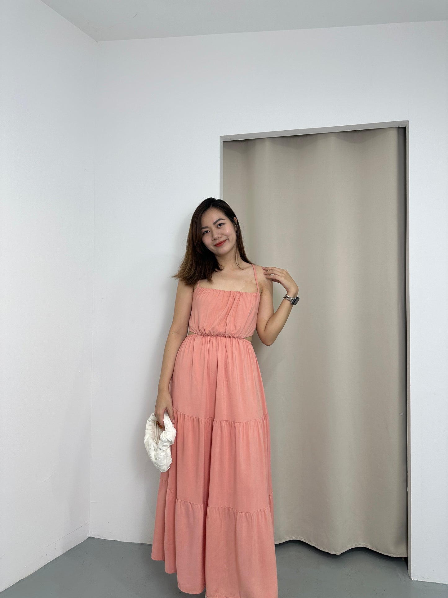 Annette Maxi Dress (Pink)