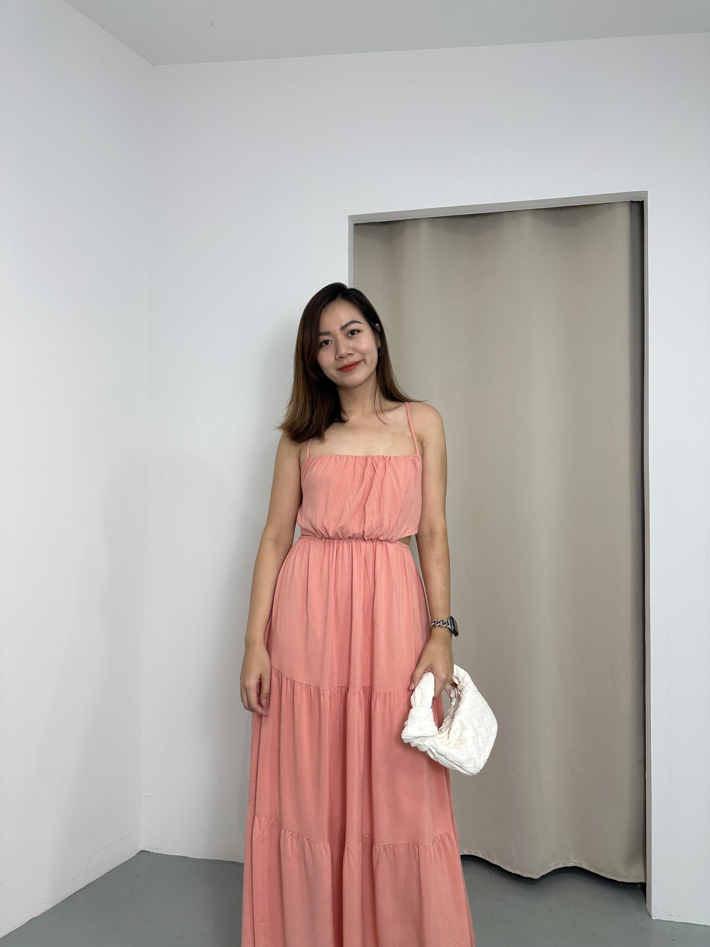 Annette Maxi Dress (Pink)