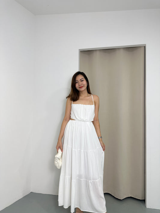 Annette Maxi Dress (White)