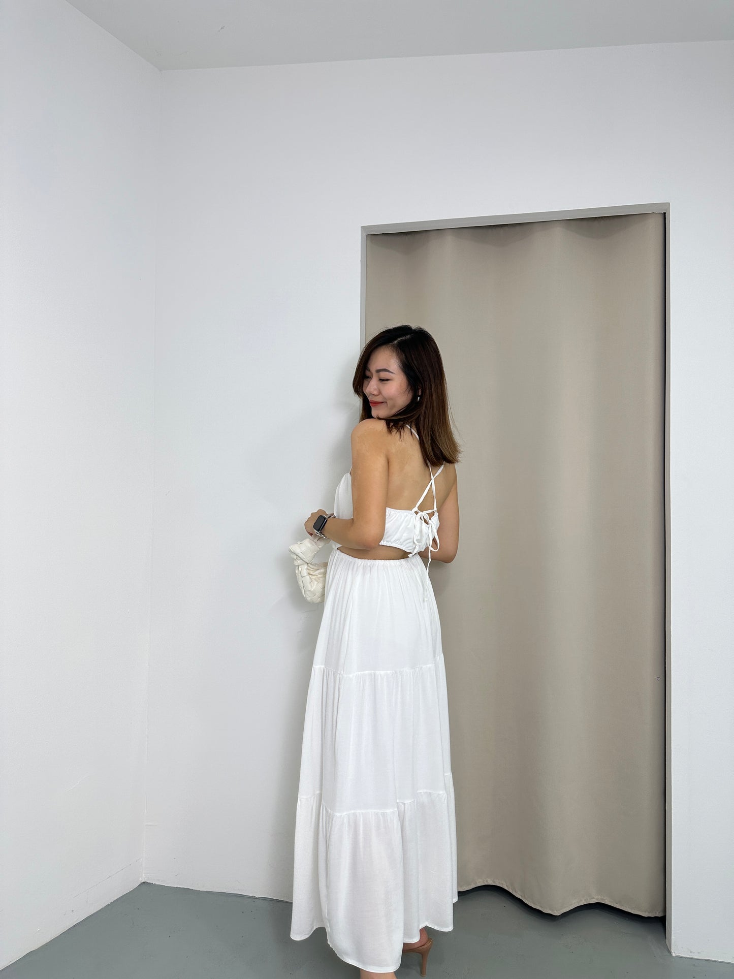 Annette Maxi Dress (White)