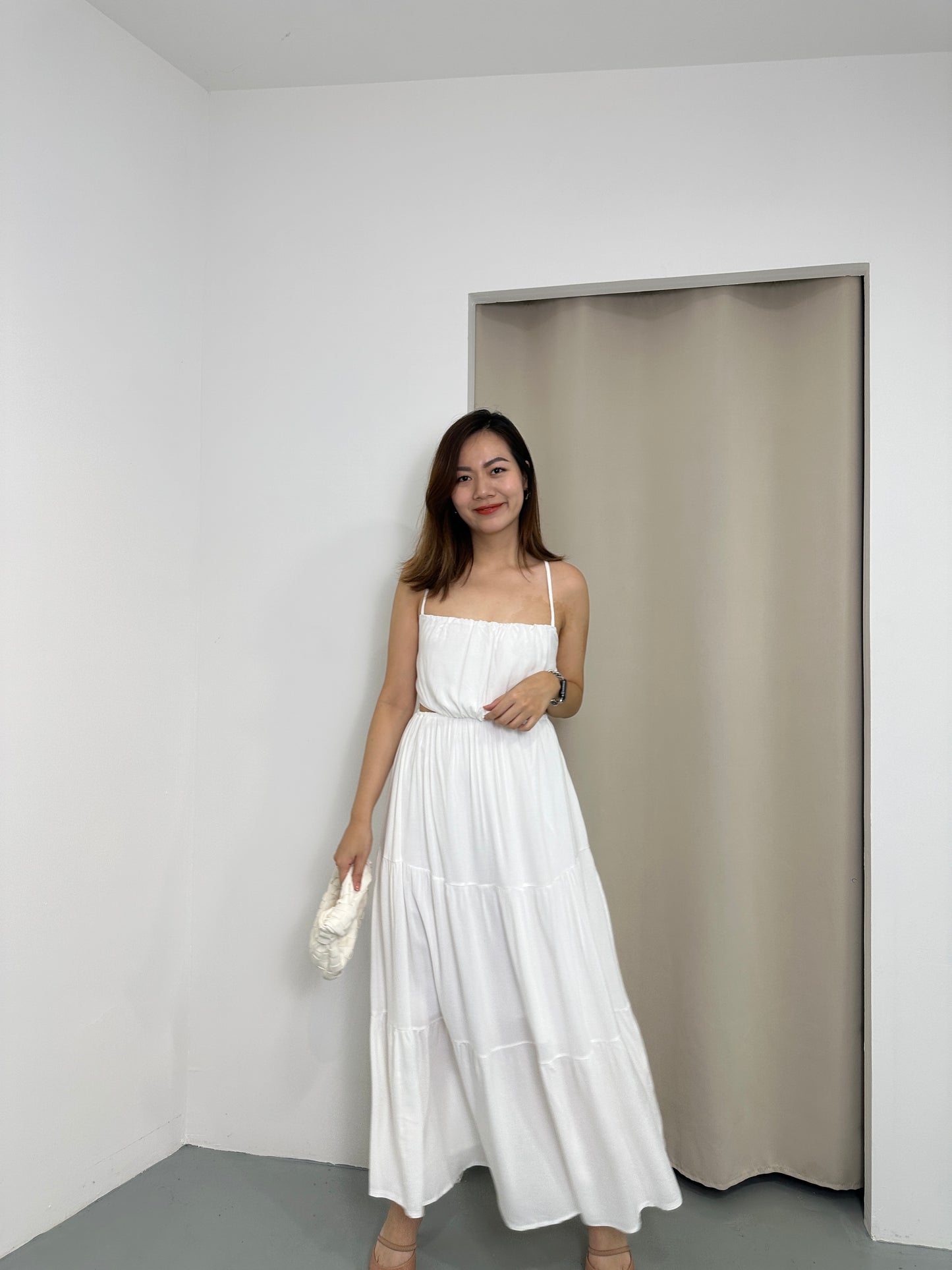 Annette Maxi Dress (White)