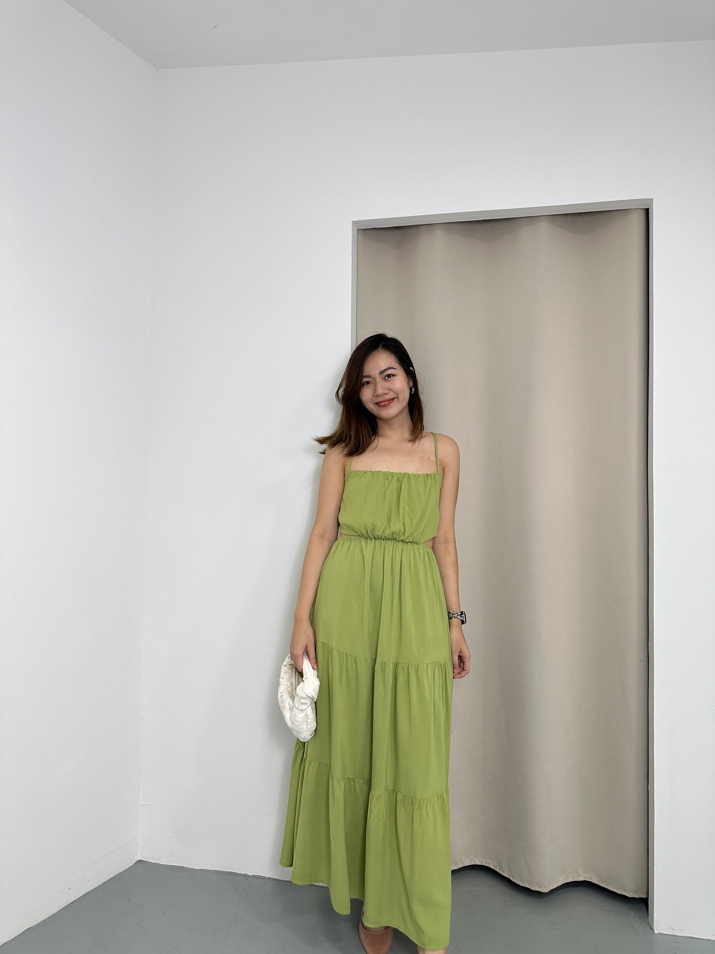 Annette Maxi Dress (White)