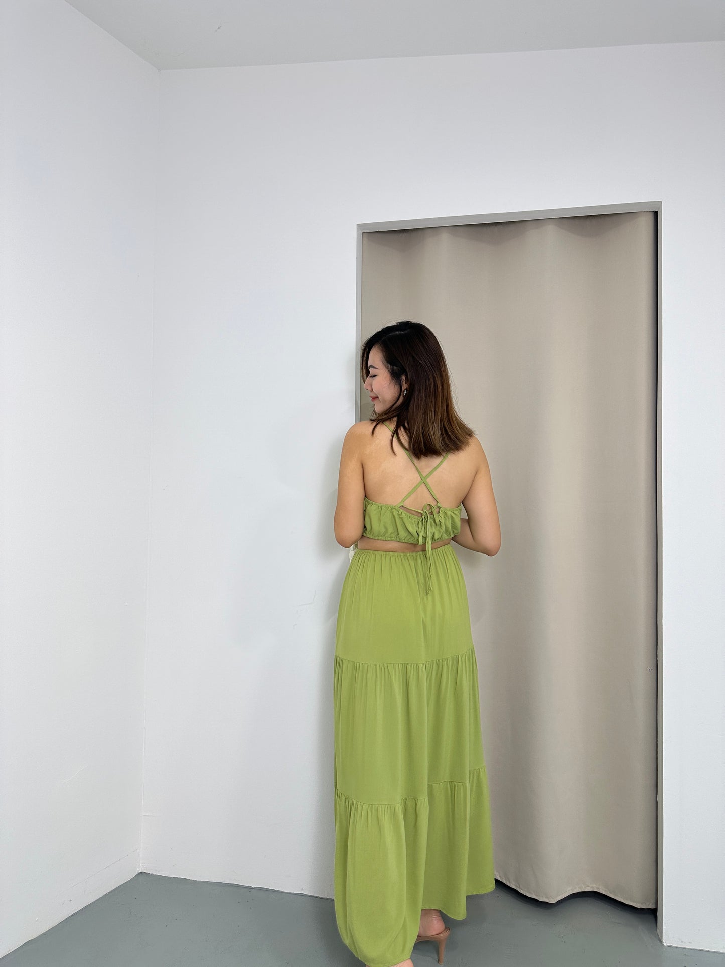 Annette Maxi Dress (Green)